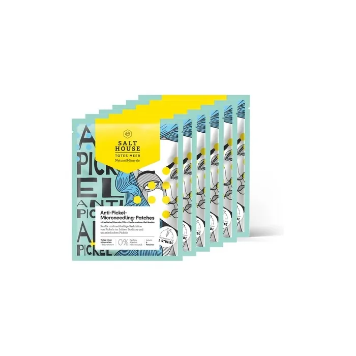 Salthouse Natural Minerals Anti-Acne Microneedling Patches with Hyaluronic Acid Gel Needles