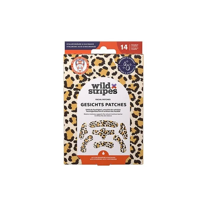 Wild Stripes Animal Leo Facial Patches Hydrocolloid Skin Care Patches 14 Pieces