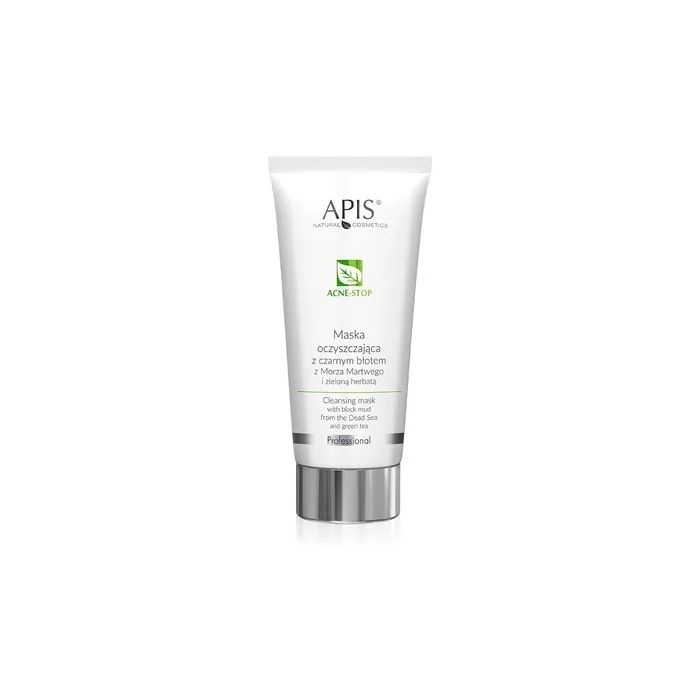 Apis Acne-Stop Cleansing Mask With Green Tea And Dead Sea Mud - 200ml