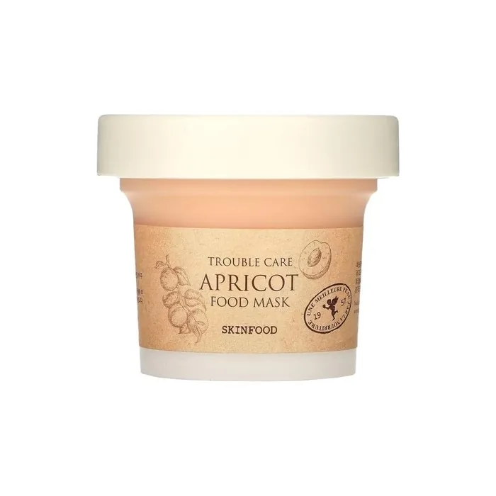 Skinfood Apricot Trouble Care Mask 120g - Facial Pore Clearing and Body Skin
