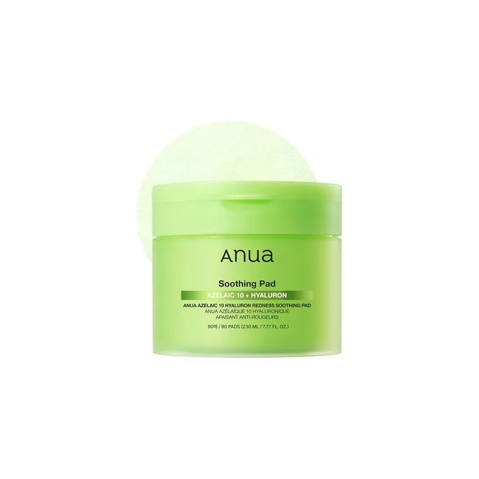Anua Azelaic 10 Hyaluron Redness Soothing Pad for Troubled Skin & Spot Care