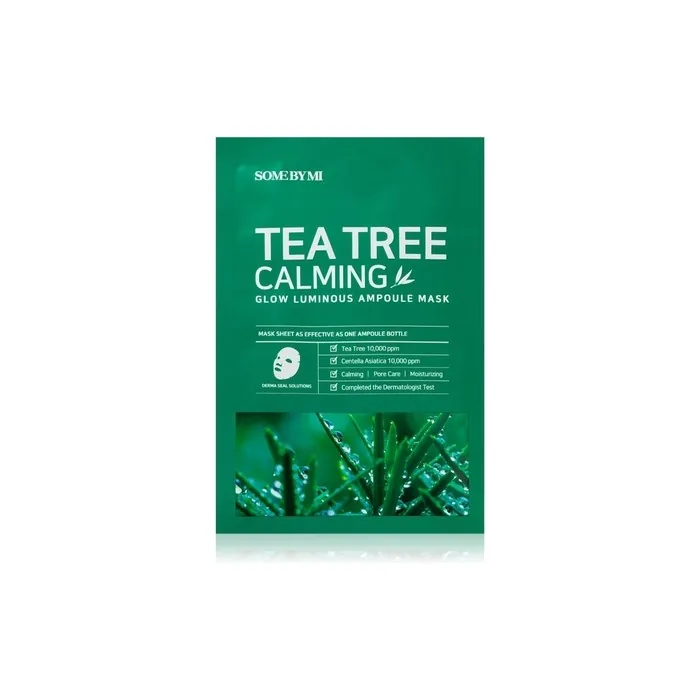 Some By Mi Glow Luminous Tea Tree Calming Sheet Mask - 25 g, for Problematic Skin