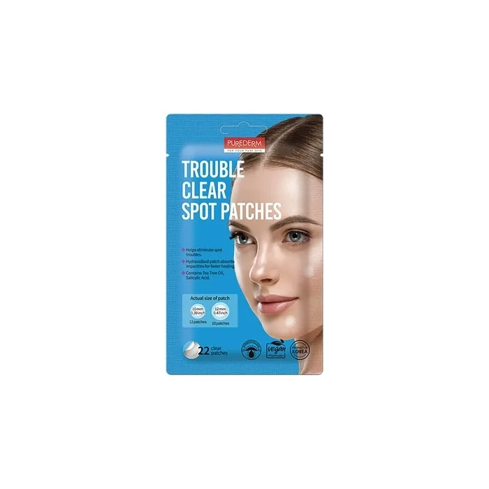 Purederm Vegan Patches For Pimples, 22 Pieces