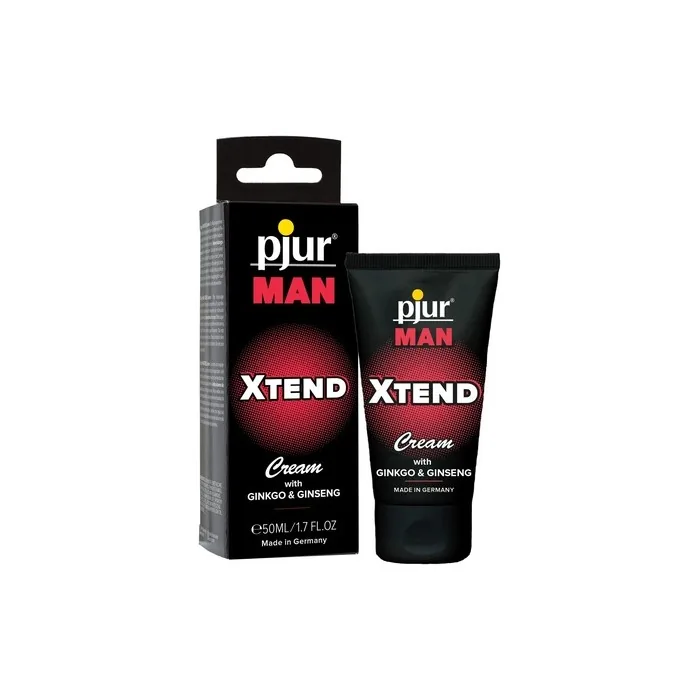 pjur MAN XTEND Cream Erection Cream for Men with Ginkgo and Ginseng Extract 50ml