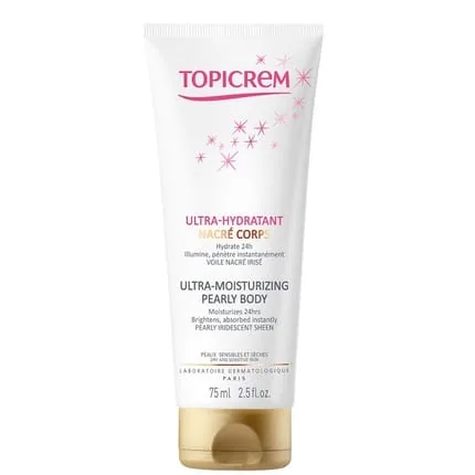 Topicrem Ultra-Moisturizing Pearly Body Cream - 75ml