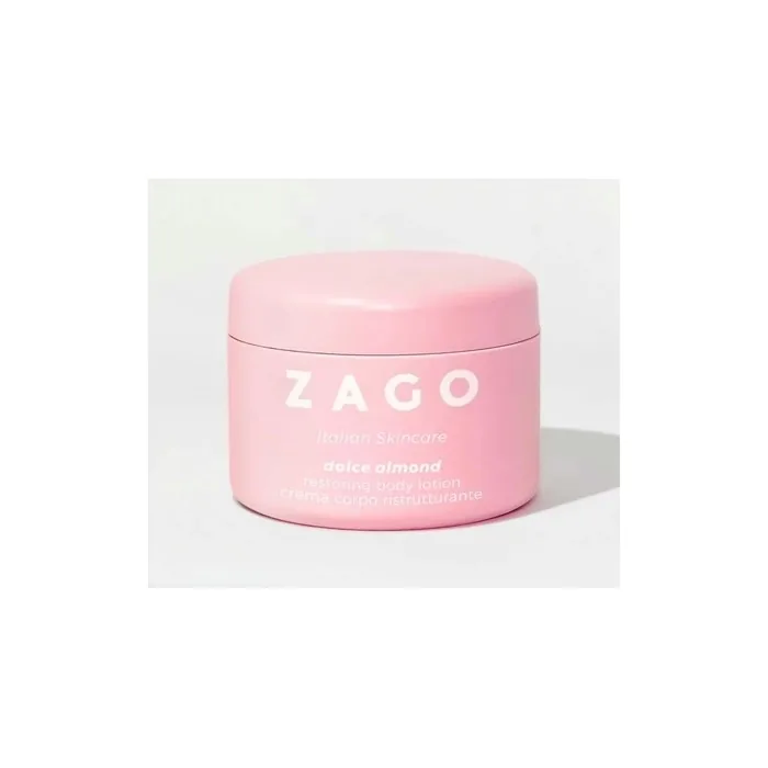 Zago Milano DOLCE ALMOND Restructuring Body Cream Vegan Made in Italy 250ml