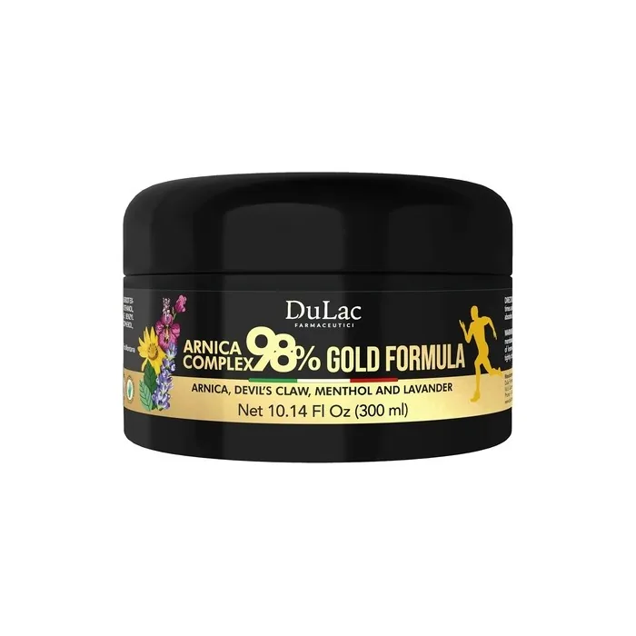 Dulac 98% Arnica Complex Gold Formula Gel Body Cream with Arnica