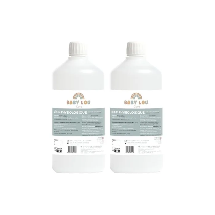Babylou Care Physiological Serum Bottle NaCl 0.9% for Septic Tank Cleaning
