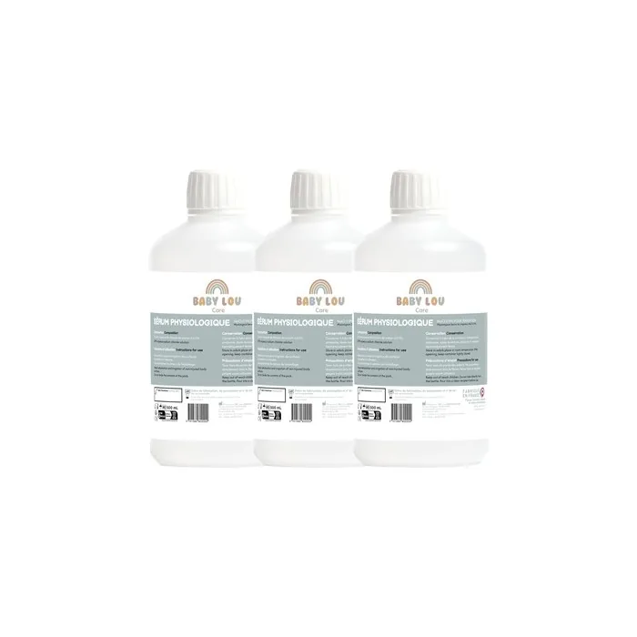 Babylou Care Physiological Serum Bottle NaCl 0.9% for Washing