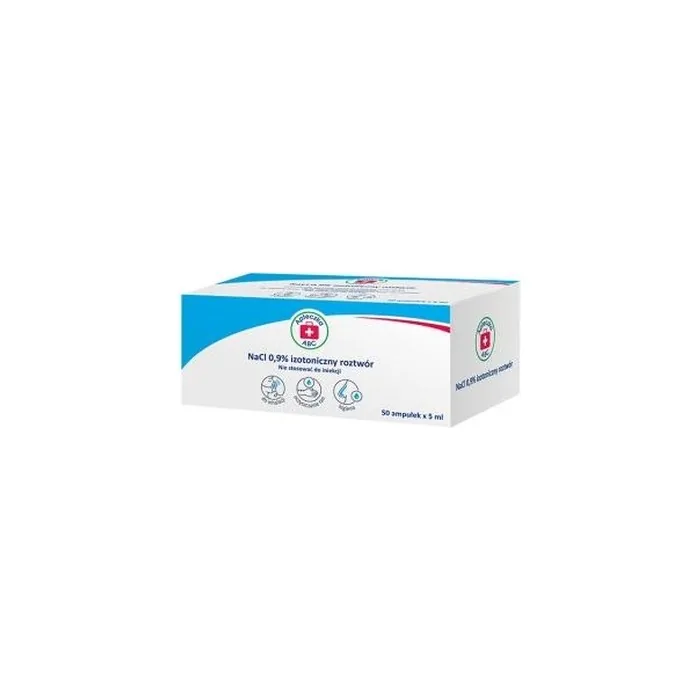 Apteczka Abc Sodium Chloride 09 Isotonic Solution 50 Ampoules X 5 Ml