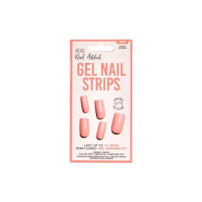 ARDELL Gel Nail Adhesive Strips Cherry Blossom 16 Strips