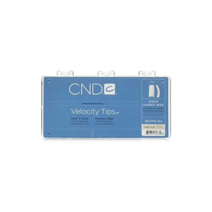 Creative Nail Tips Velocity False Nails Natural - 360 Count