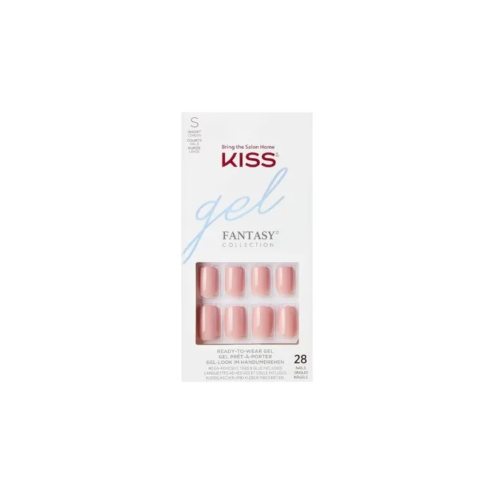 KISS Gel Fantasy Nails Ribbons Pink