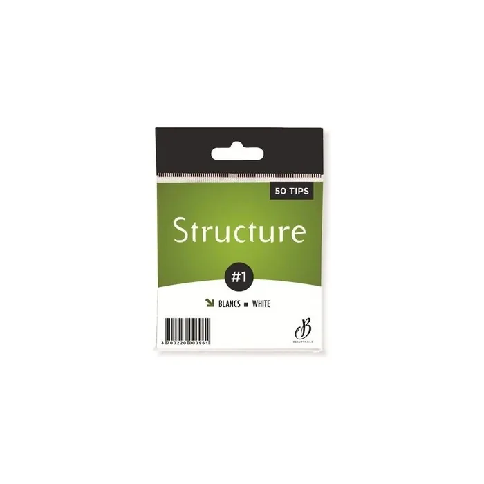 Beautynails Bna White Structure Tips No. 01 X50
