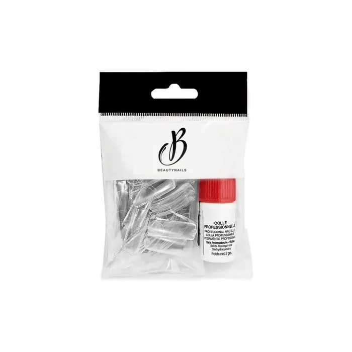 Beautynails Bna Transparent Design Tips + Glue + Applicator