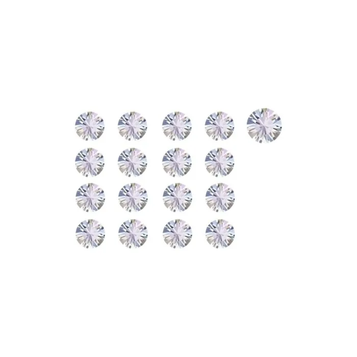 Beautynails Bna Aurora Borealis Crystal Rhinestones Size 5 - 17 Mm, 1440 Pieces