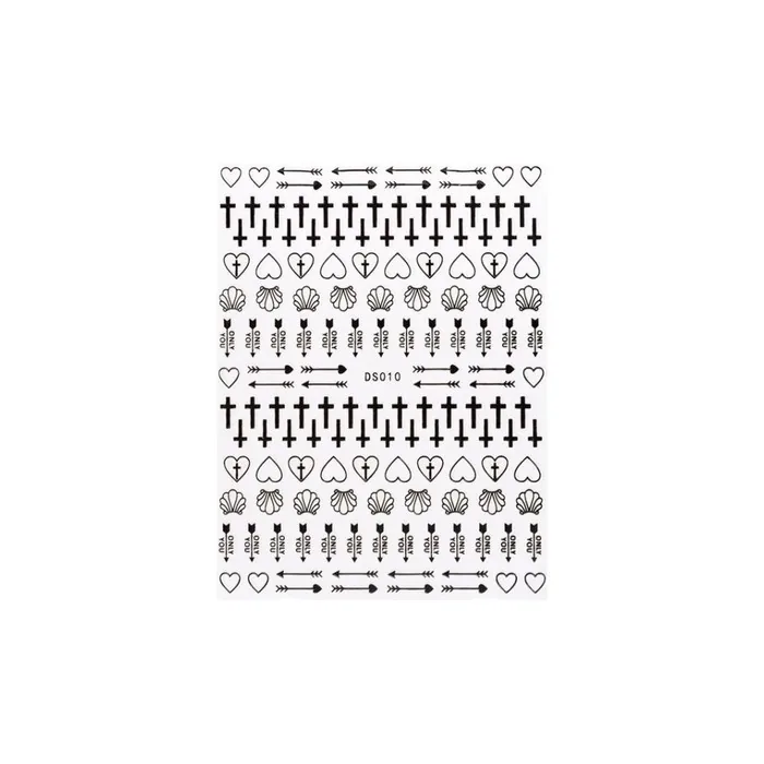 Beautynails Bna Stickers Nail Cb086 Black