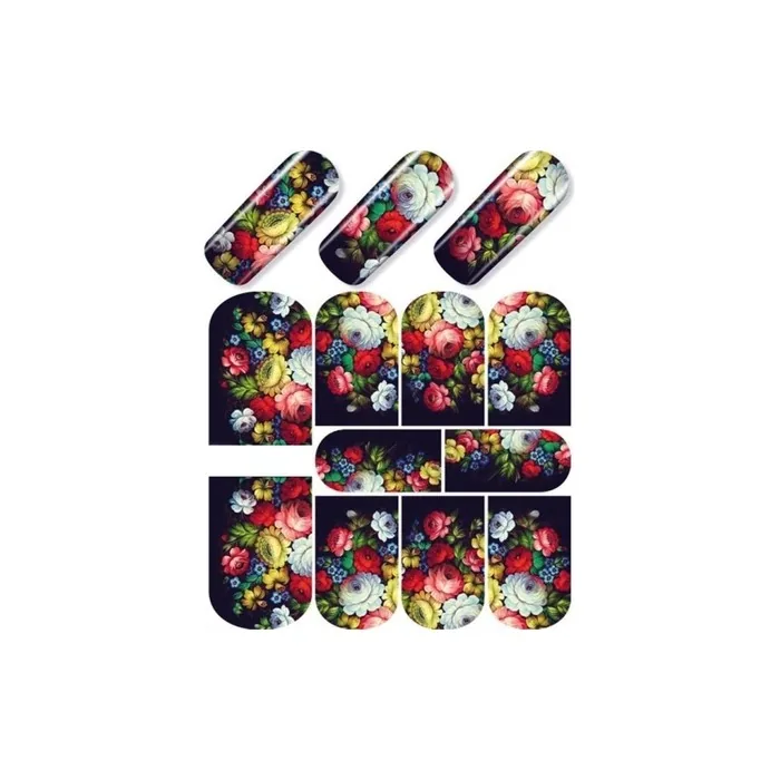 Beautynails Bna Decalcomanie Russian Flowers