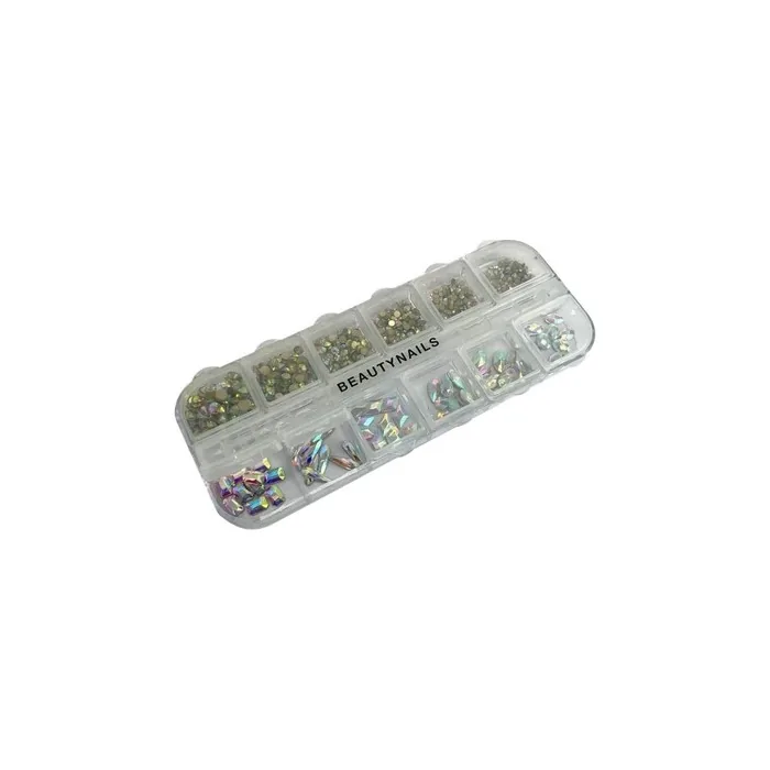 Beautynails Bna Crystal Ab Rhinestone Box