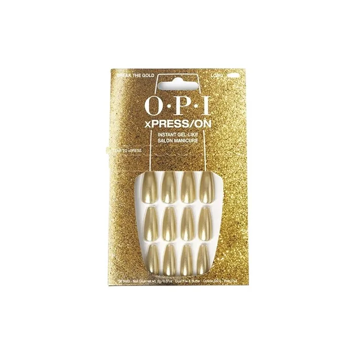 Opi Gel Nails Xpresson Presson Nails Break The Gold 30 Units