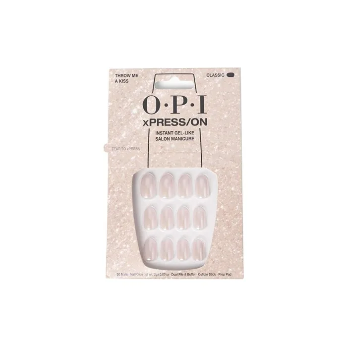 Opi Opi Xpresson Artificial Nails Iconic Shades Throw Me A Kiss 30 Units