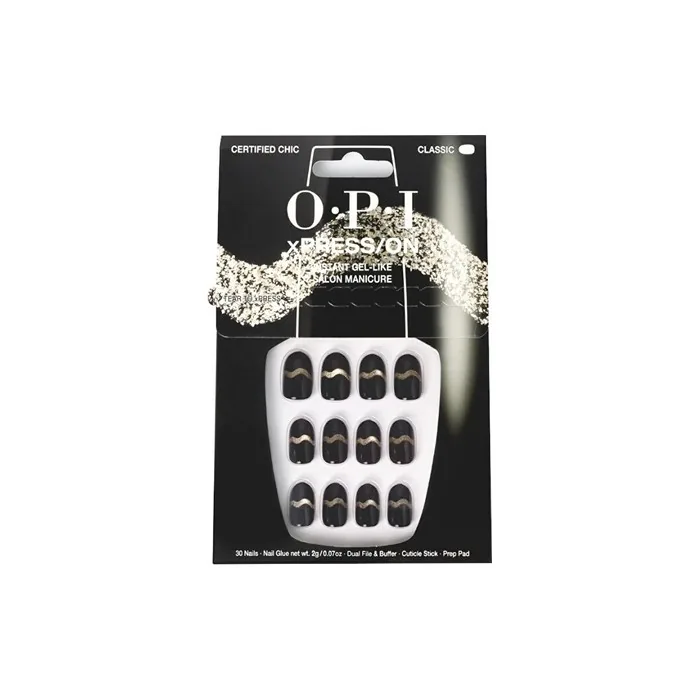 Opi Gel Nails Xpresson Press On Nails Certified Chic