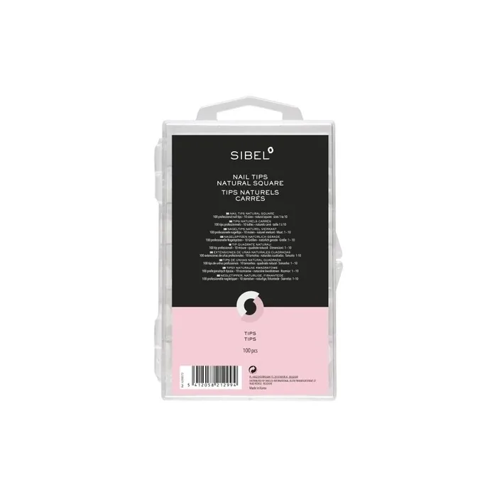 Sibel Distribution Box - Natural Nail Tips - 10