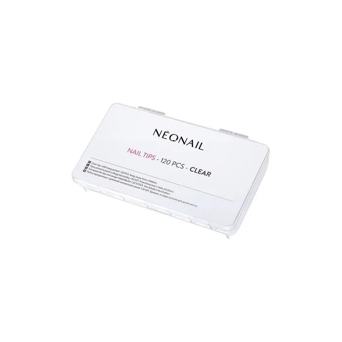 Neonail Clear Tips Gel Acrylic False Nails Manicure 120 Pcs