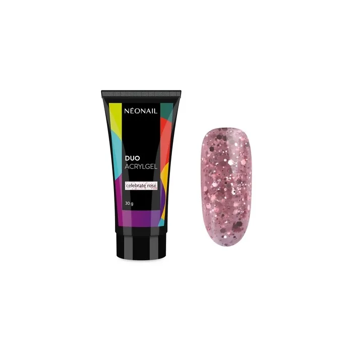 Neonail Duo Acrylgel Celebrate Rose Polygel for Gel Nails