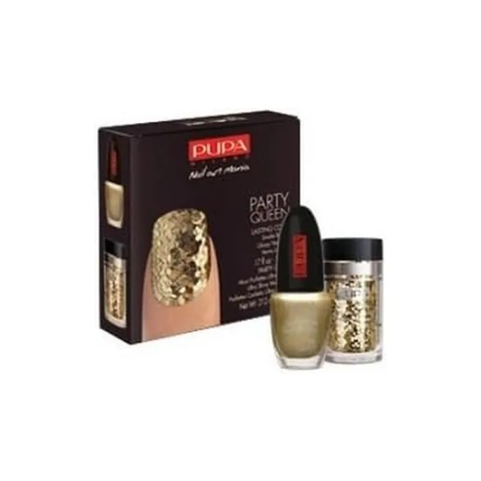 Nail Art Kit Party Queen Gold Tone