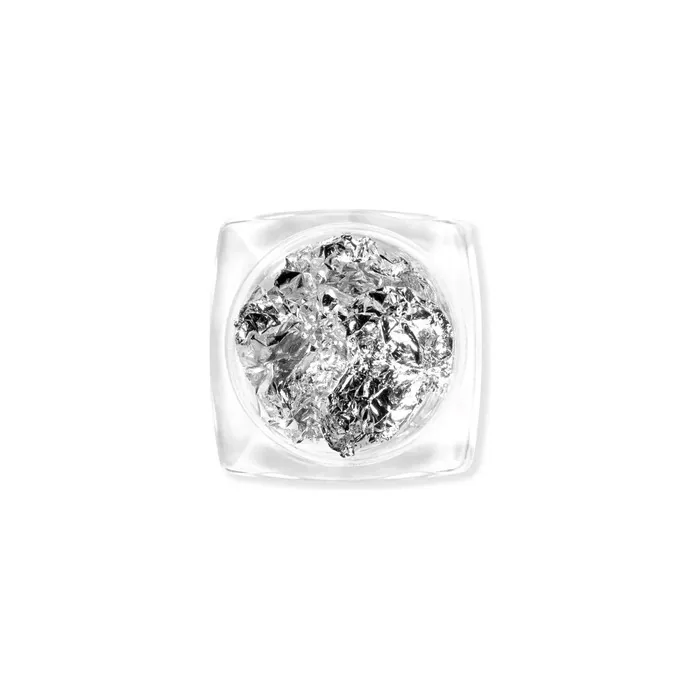 Mesauda Mnp Crumpled Foil Silver 03 Grams Of Nail Art Metallic Foils