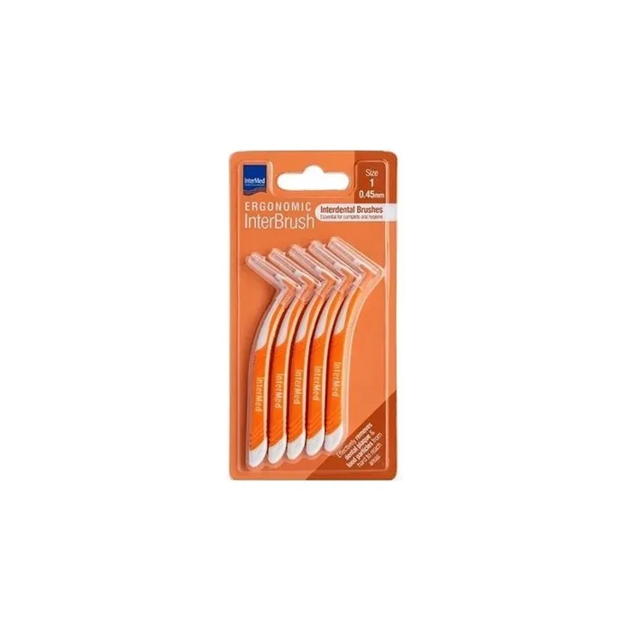 Intermed Ergonomic Interbrush 0.45mm Normal Size - Pack of 5