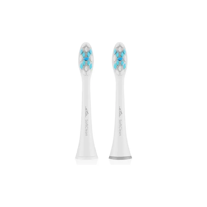 ETA SoftClean Replacement Brush ETA070790300 for Sonic Toothbrush Accessory Soft Bristles Compatible with ETA x70790000 2 Pack