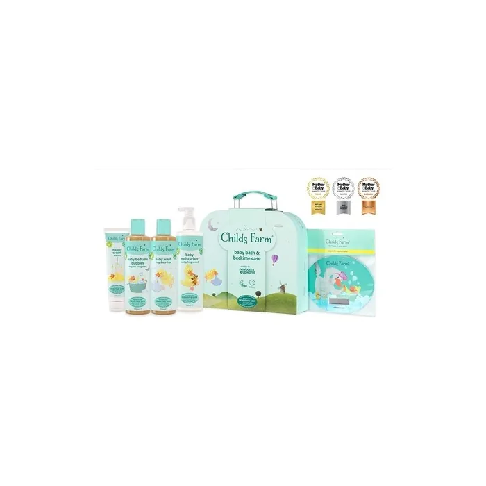 Childs Farm Baby Gift Case Baby Wash Foam Bath Baby Moisturizer Nappy Cream