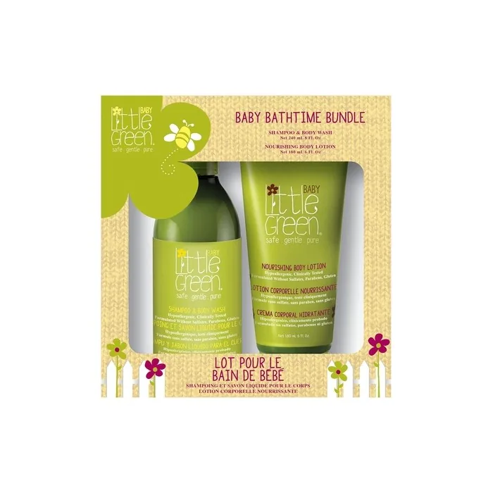 Little Green Baby Bathtime Bundle Essential Baby Bath Kit 560g