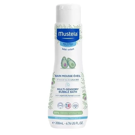 Mustela Multi-Sensory Bubble Bath For Children And Infants, 200ml