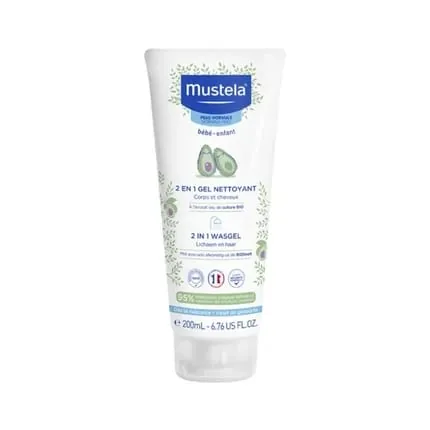 Mustela Baby 2 In 1 Body And Hair Cleansing Gel 200 Ml