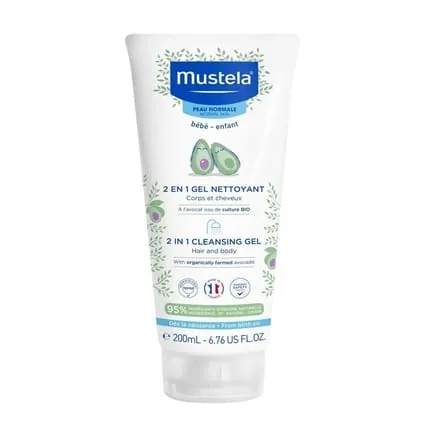 Mustela 2 In 1 Hair And Body Cleansing Gel 200ml