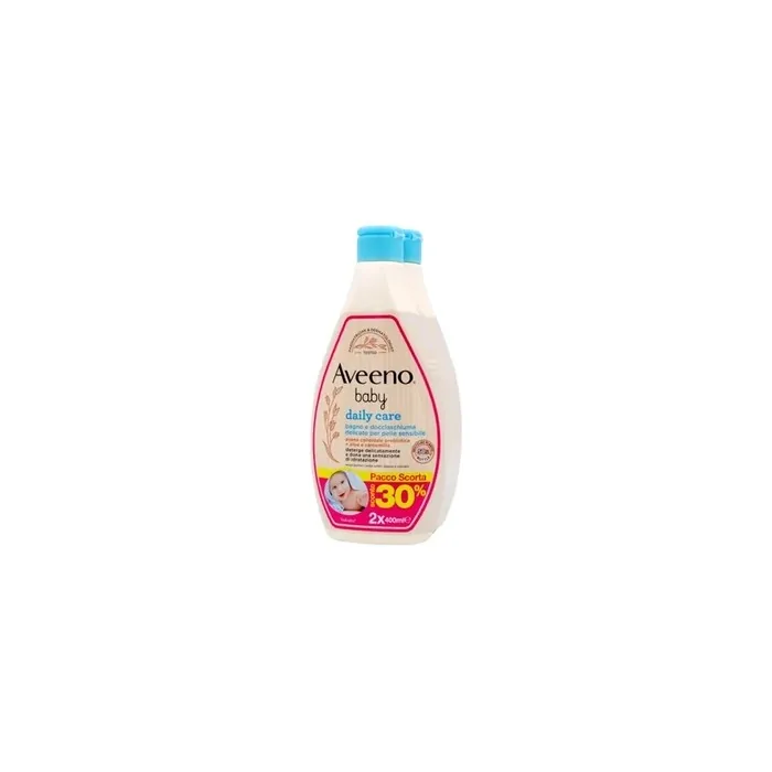 Johnson & Johnson Aveeno Baby Daily Care Gentle Bath Foam 2x400 Ml