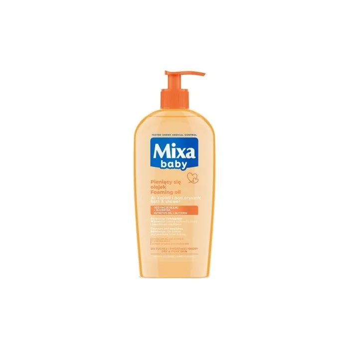 Mixa Baby Delicate Bath And Wash Liquid With Oil 400ml