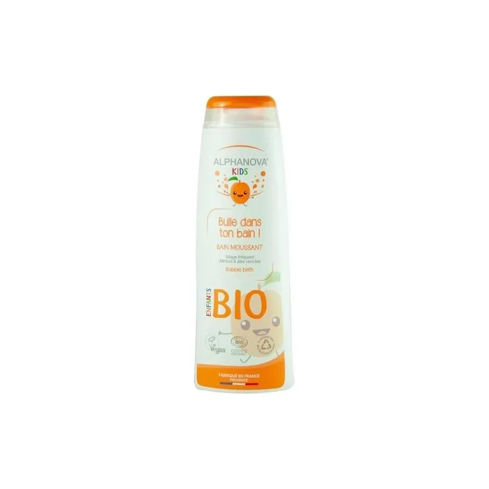 Alphanova Kids Bulle Dans Ton Bain! Apricot Organic Foaming Bath 250ml