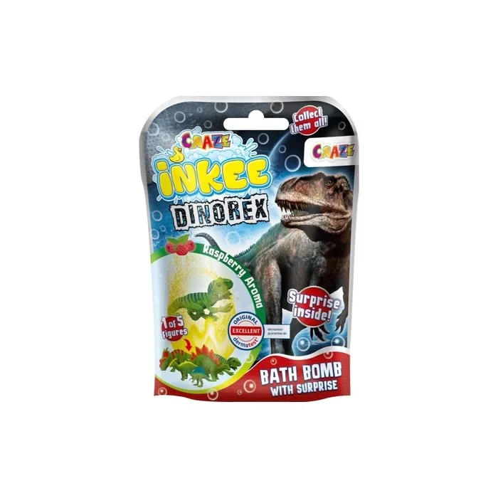 Craze Inkee Dino Bath Bomb For Kids 1 Pc