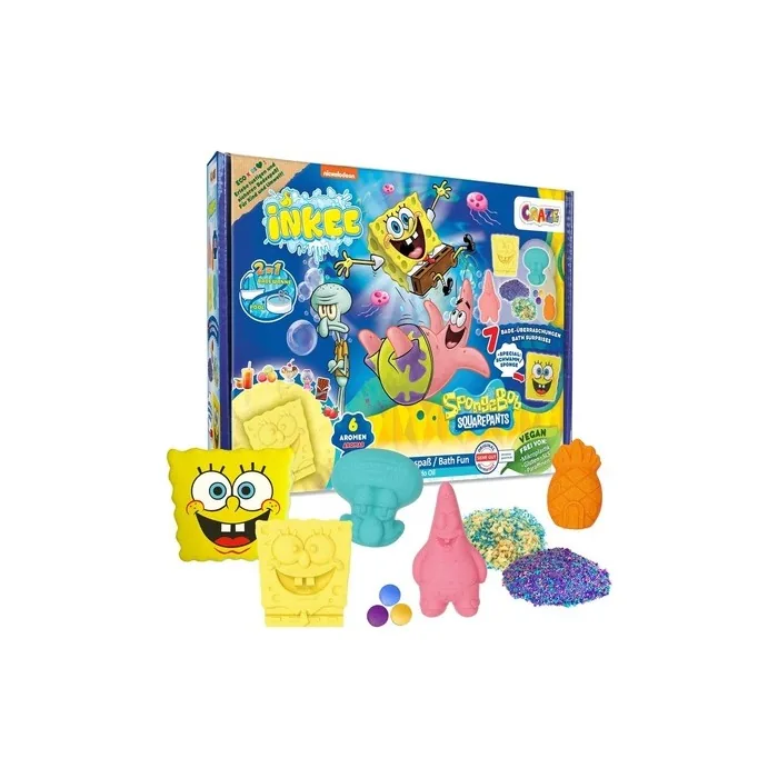 Inkee Sponge Bob Children's Bath Set Gift Box
