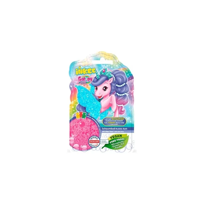 Inkee Bubble Bath Liquid Galupy Unicorn - Unicorn Bath Additive for Children