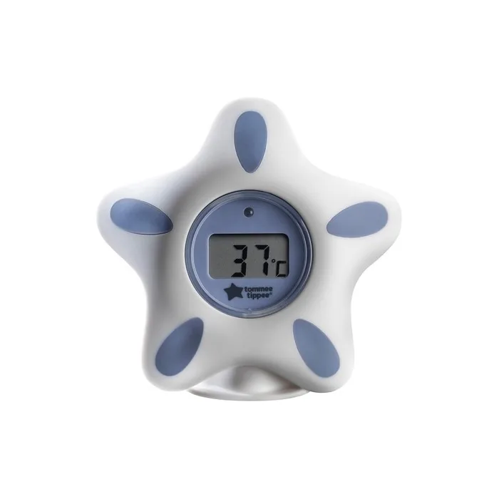 Tommee Tippee InBath Digital Thermometer for Baby Bath and Room Waterproof and Floats in Water 3 Second Readings on Easy to Read LCD Display