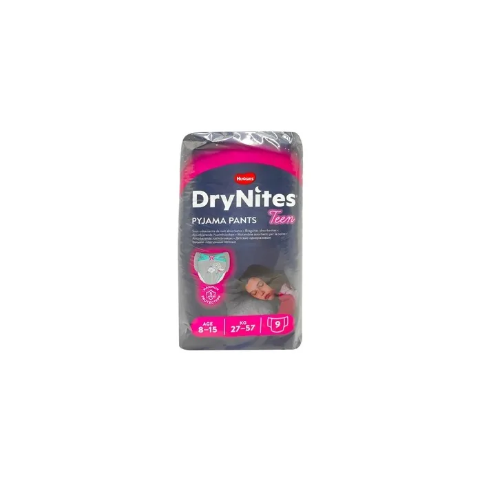 Huggies Drynites Drynites Pyjama Pants For Girls Aged 815 Years 9 Units