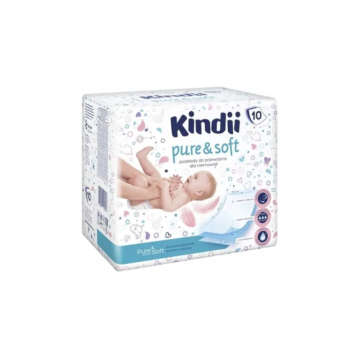 Pure & Soft Disposable Changing Pads For Infants - 10 Pieces