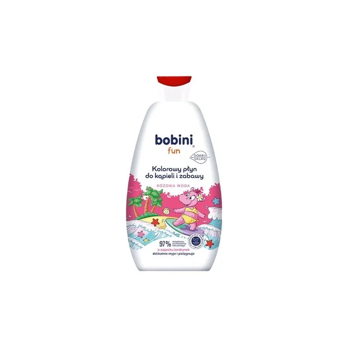 Bobini Fun Colorful Bath And Play Liquid Pink Water 500ml