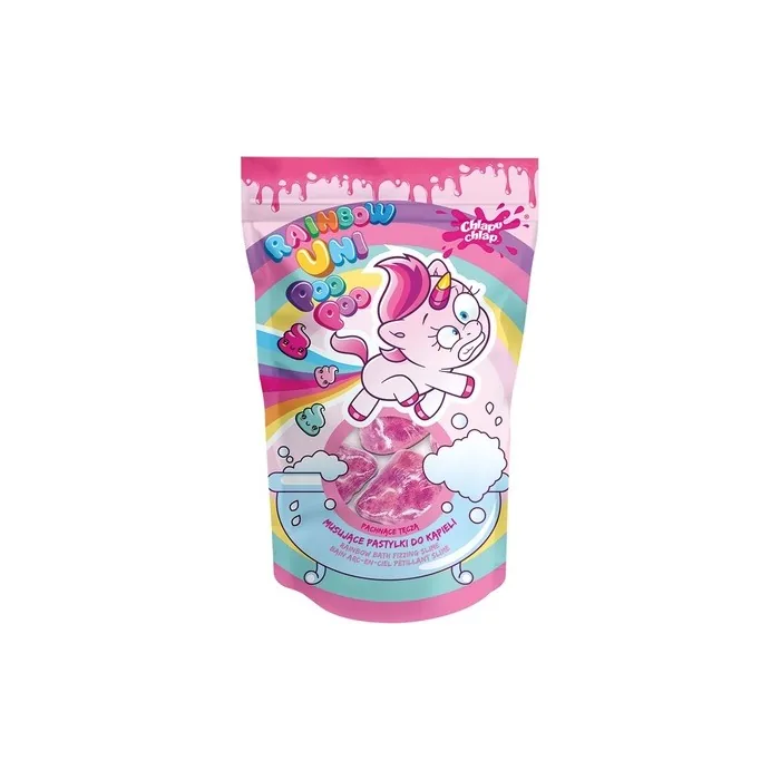 Chlapu Chlap Twocolor Bath Tablets Pink Strawberry Scent