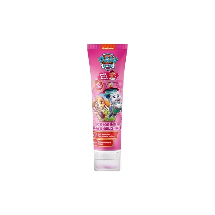 Psi Patrol Coloring Bath Paint Strawberry Yogurt 150ml